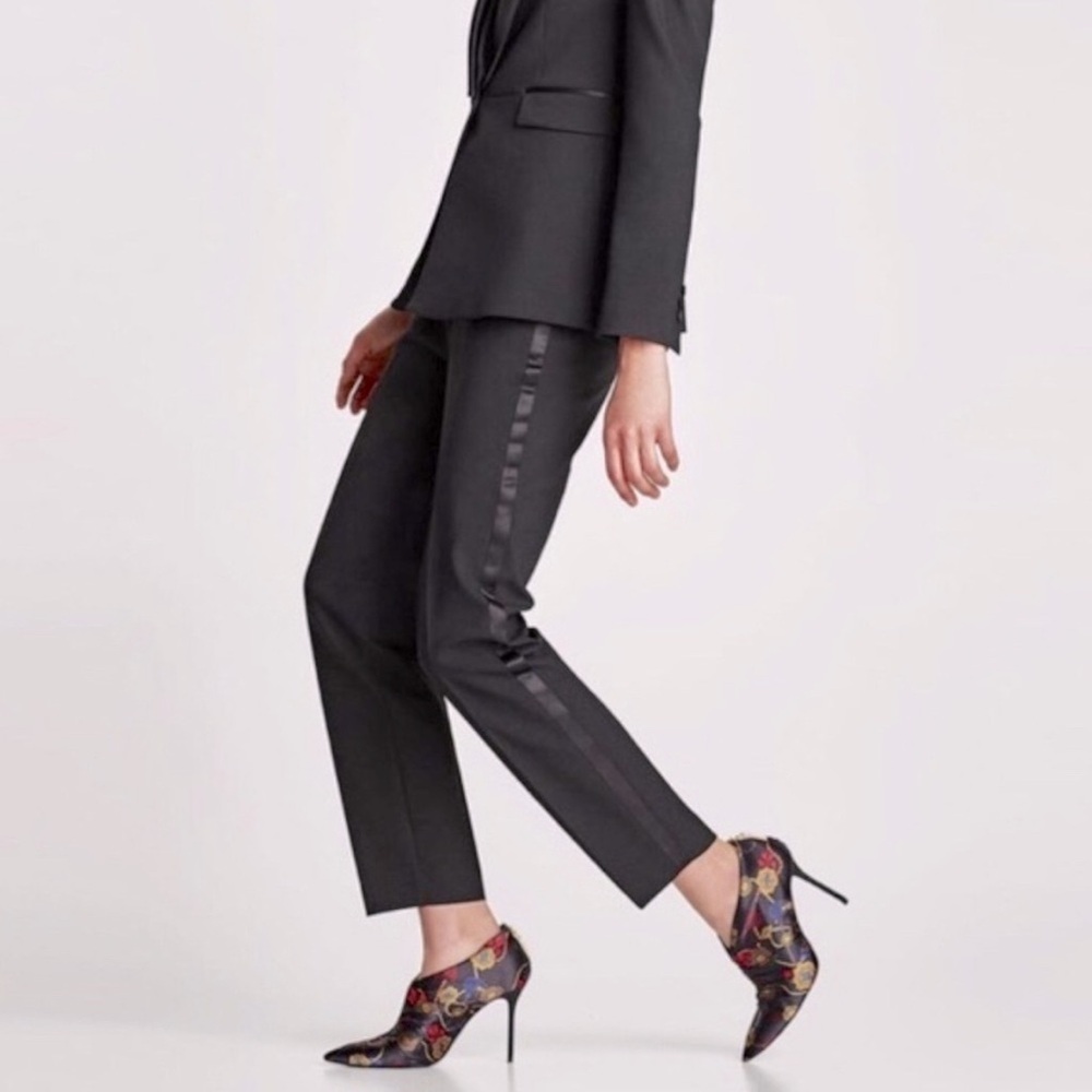 ZARA Black Tuxedo Pant